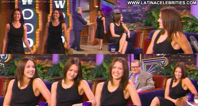 Jessica Alba The Tonight Show Latina Skinny Brunette Stunning Posing