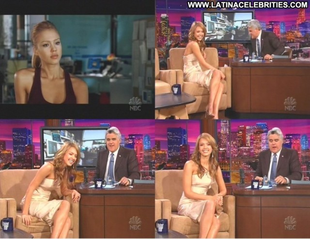 Jessica Alba The Tonight Show Brunette Medium Tits Skinny Latina