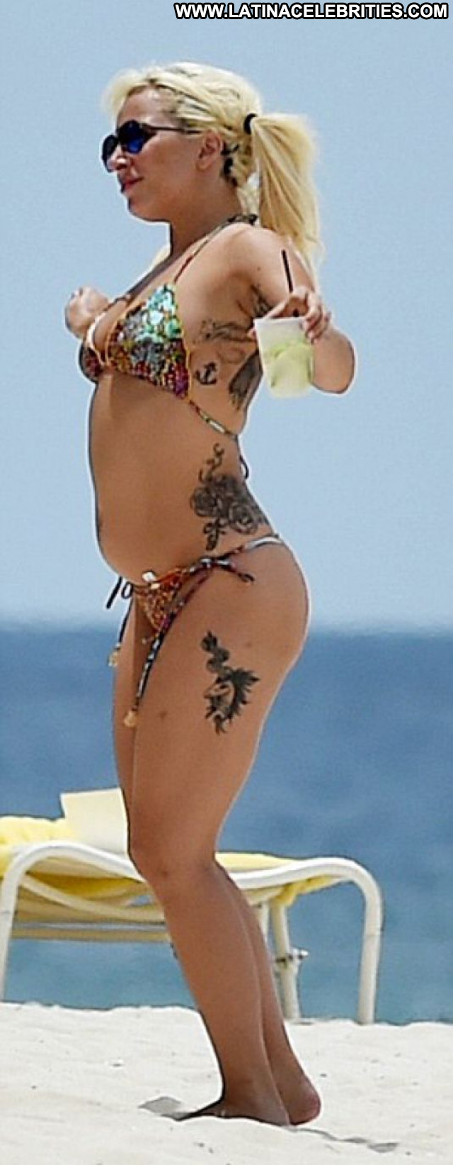 Lady Gaga Beautiful Sexy Posing Hot Beach Bahamas Celebrity Babe