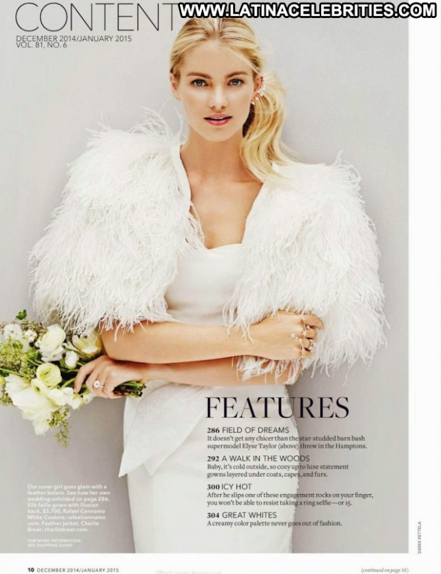 Elyse Taylor No Source Bride Usa Magazine Paparazzi Babe