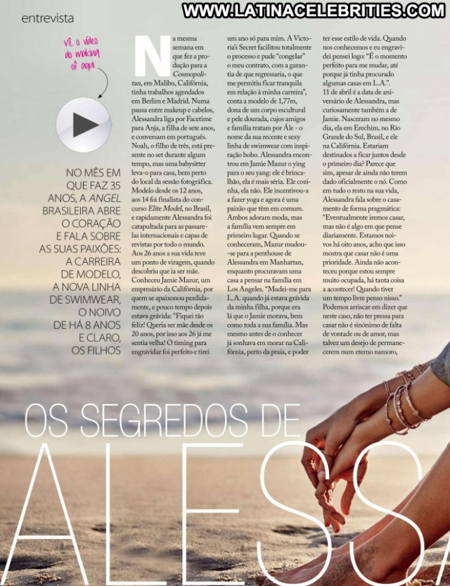 Alessandra Ambrosio Celebrity Posing Hot Paparazzi Portugal Beautiful