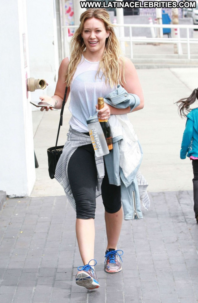Hilary Duff West Hollywood Gym West Hollywood Hollywood Paparazzi