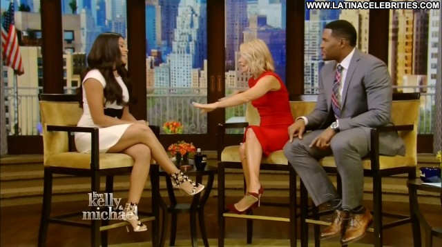 Gina Rodriguez Live With Kelly And Michael Celebrity Brunette Medium