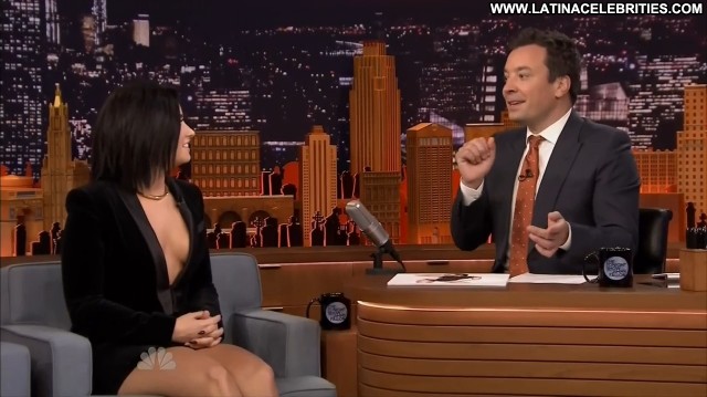 Demi Lovato The Tonight Show Starring Jimmy Fallon Celebrity Singer