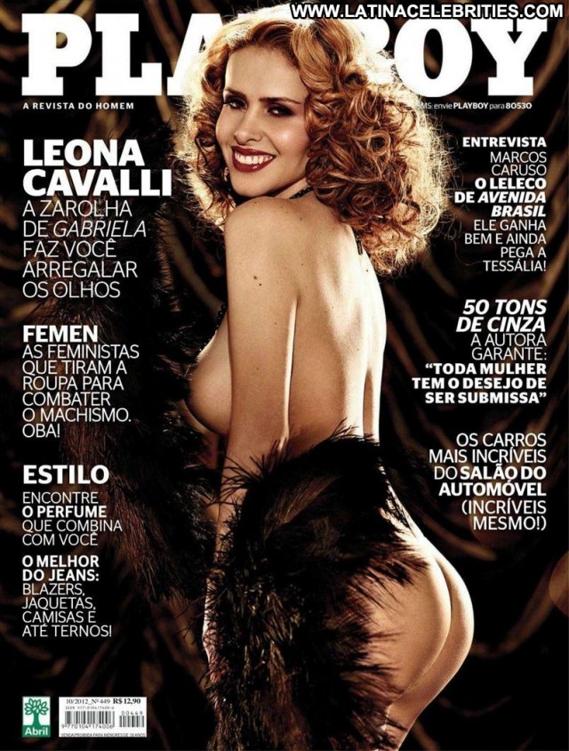 Leona Cavalli Playboy Brasil Sensual Redhead Latina International