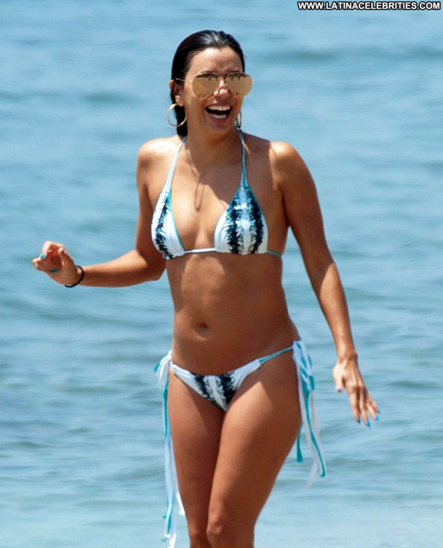 Eva Longoria The Beach Babe Beautiful Sexy Posing Hot Celebrity Beach