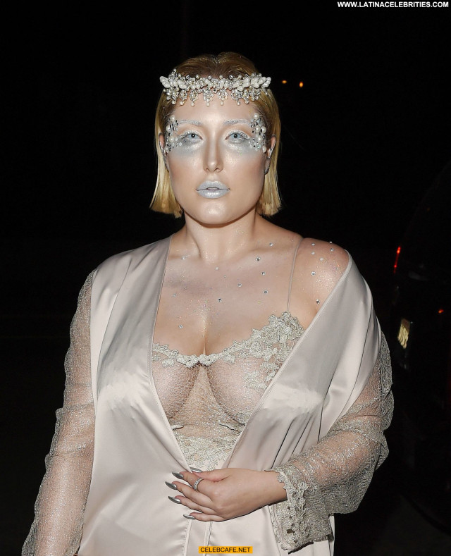 Hayley Hasselhoff Halloween Party  Babe Celebrity Halloween Posing