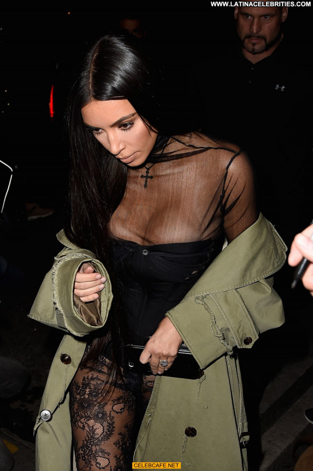 Kim Kardashian No Source Posing Hot Paris Panties Babe Beautiful