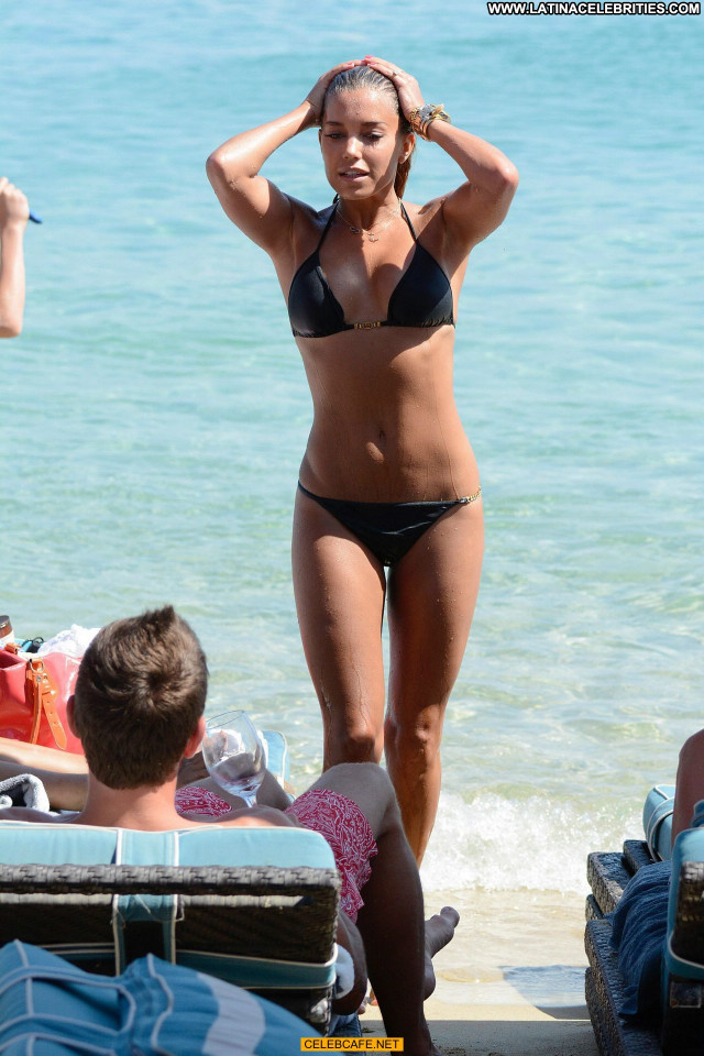 Sylvievan Der Vaart The Beach Beautiful Bikini Babe Celebrity Posing