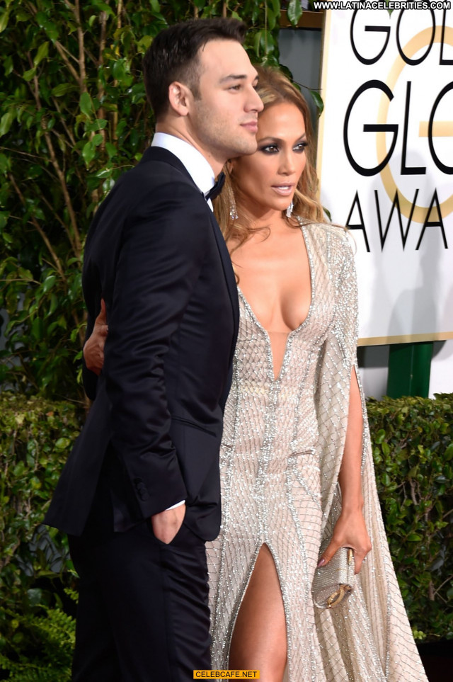 Jennifer Lopez Golden Globe Awards Sex Celebrity Babe Cleavage Awards