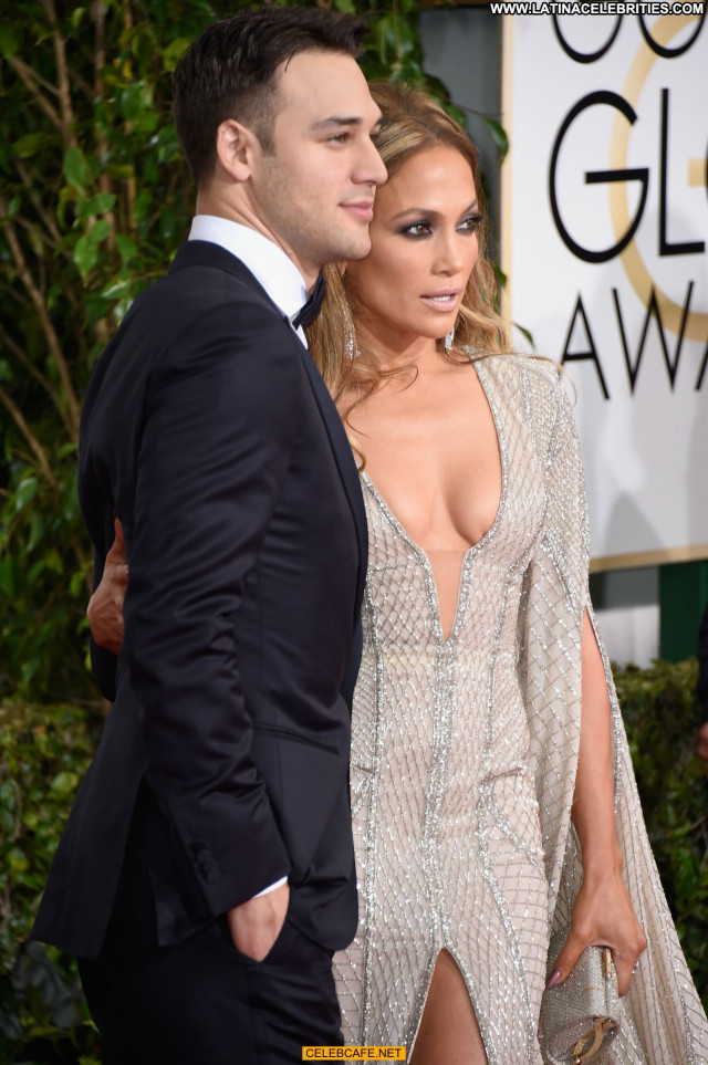 Jennifer Lopez Golden Globe Awards Cleavage Awards Babe Celebrity