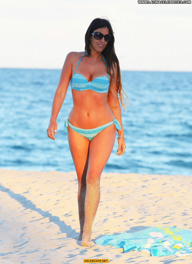 Claudia Romani Miami Beach Sexy Bikini Babe Beach Celebrity Beautiful