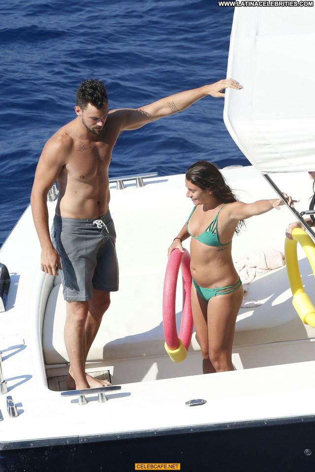 Lea Michele No Source Bikini Celebrity Posing Hot Boat Beautiful