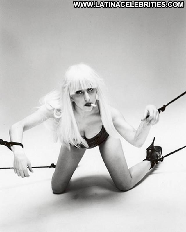 Lady Gaga Vogue Hommes Photo Shoot Singer Bondage Awards Posing Hot