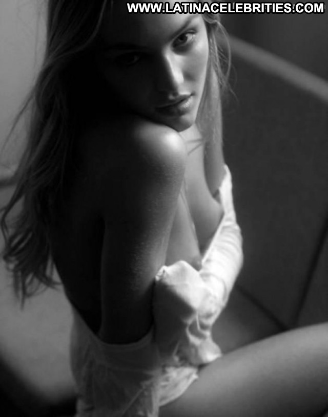 Candice Swanepoel Black And White Model Jeans Topless Breasts