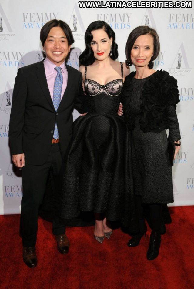 Dita Von Teese Emmy Awards Babe Awards Beautiful New York Celebrity