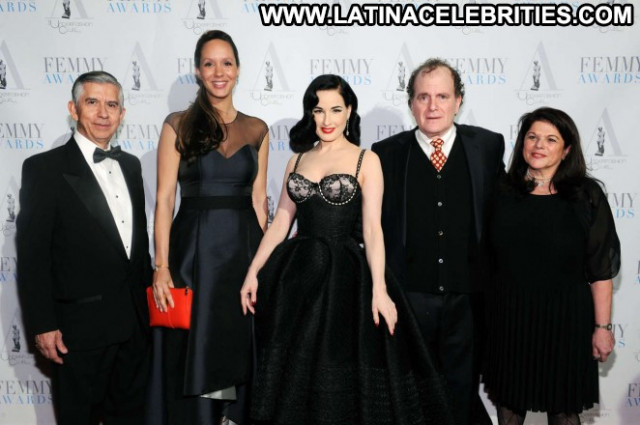 Dita Von Teese Emmy Awards Awards New York Celebrity Beautiful