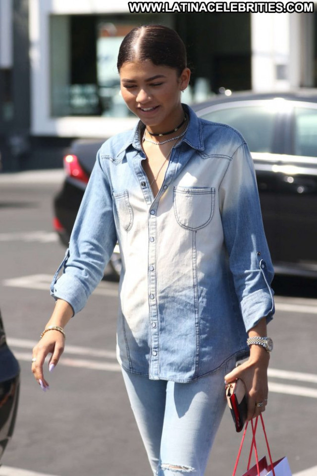 Zendaya West Hollywood Hollywood Shopping Paparazzi Babe West