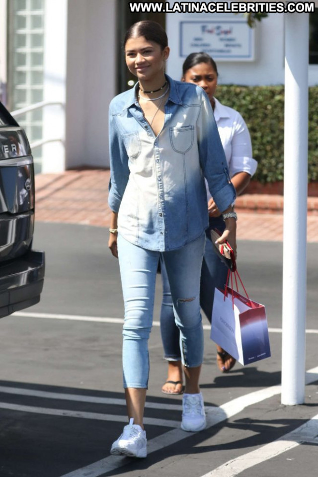 Zendaya West Hollywood Posing Hot Celebrity Beautiful Babe West