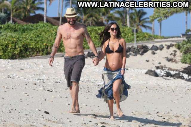 Megan Fox Celebrity Paparazzi Babe Beautiful Bikini Posing Hot Hawaii