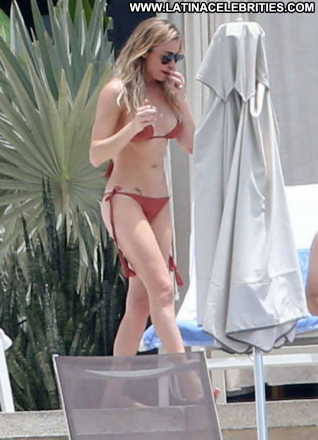 Leann Rimes Pool Bikini Celebrity Babe Paparazzi Posing Hot Beautiful