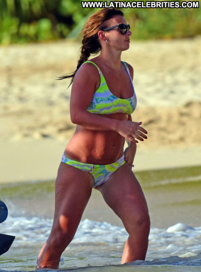 Coleen Rooney Beautiful Bikini Barbados Celebrity Candid Posing Hot