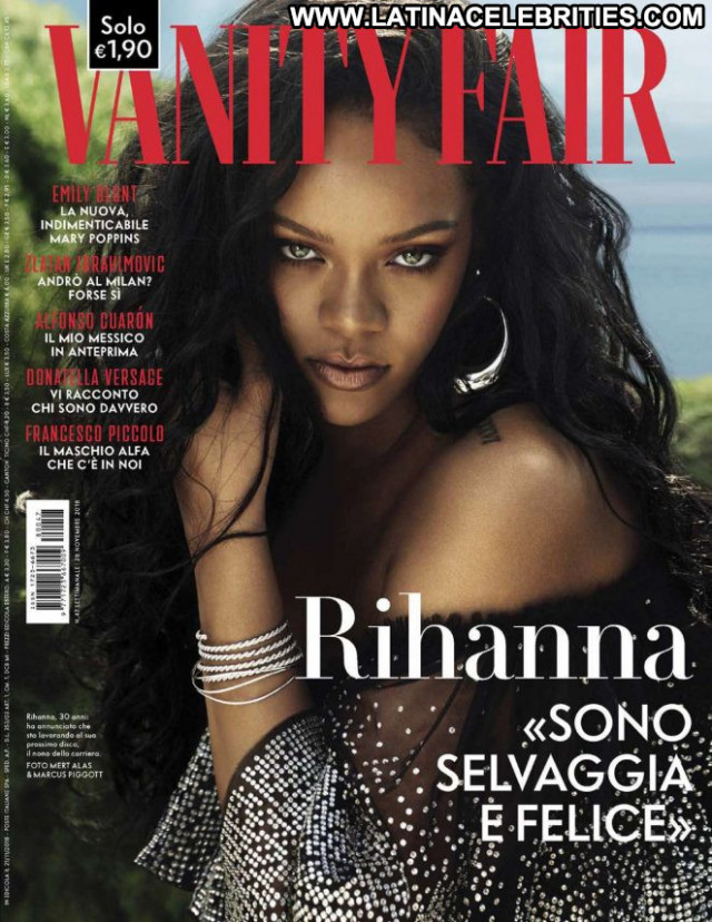 Rihanna Vanity Fair Italy Paparazzi Celebrity Magazine Posing Hot