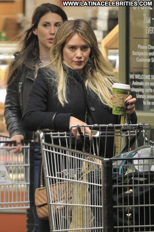 Hilary Duff Beverly Hills Shopping Celebrity Babe Posing Hot