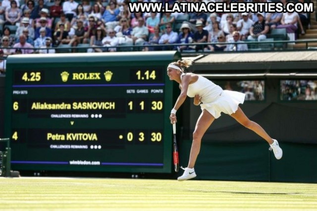 Petra Kvitova No Source Posing Hot Babe London Tennis Celebrity