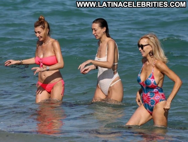 Marielle Hadid Miami Beach Beautiful Posing Hot Bikini Paparazzi Babe