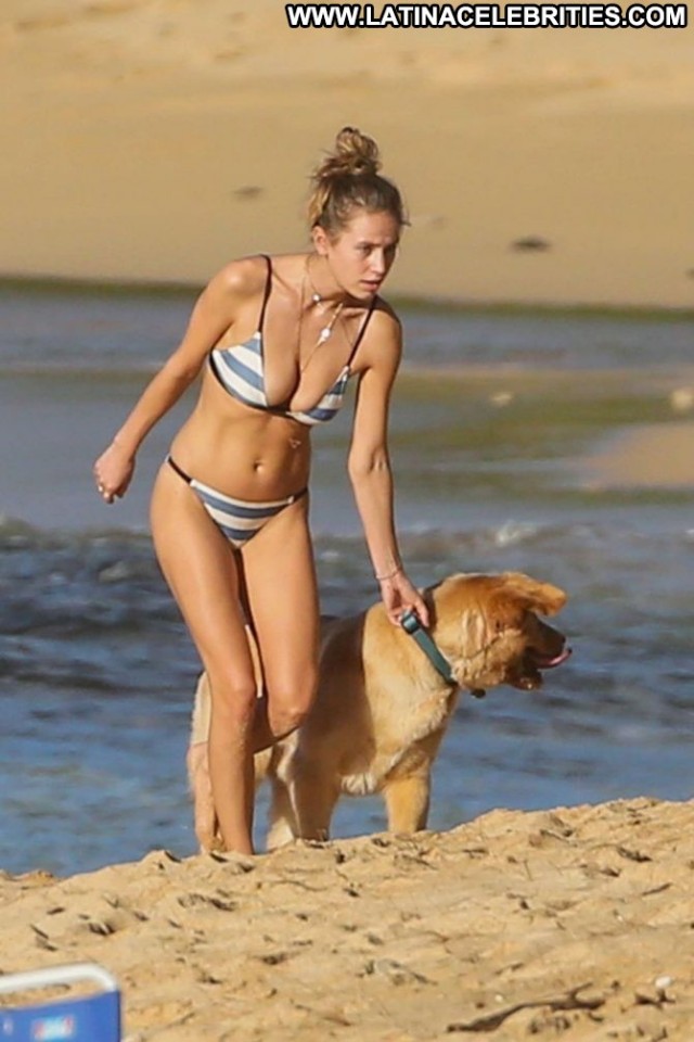 Dylan Penn The Beach Hawaii Posing Hot Bikini Beach Babe Beautiful