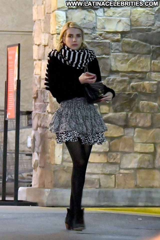 Emma Roberts Los Angeles Angel Celebrity Paparazzi Posing Hot