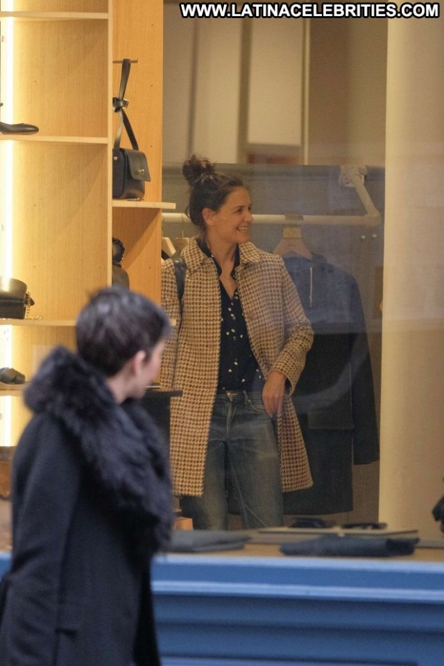 Katie Holmes New York Shopping New York Babe Celebrity Posing Hot