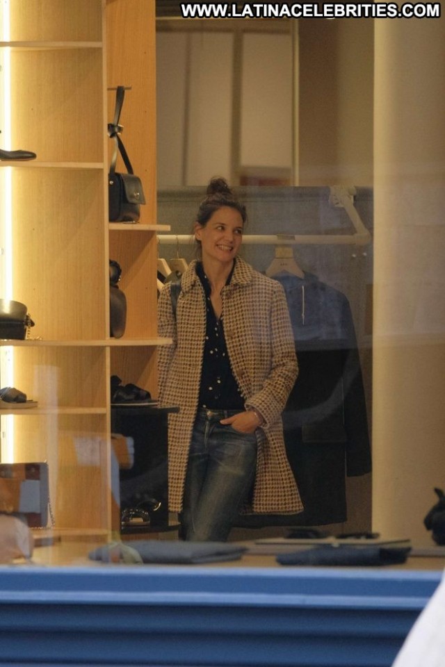 Katie Holmes New York Shopping Celebrity New York Babe Beautiful