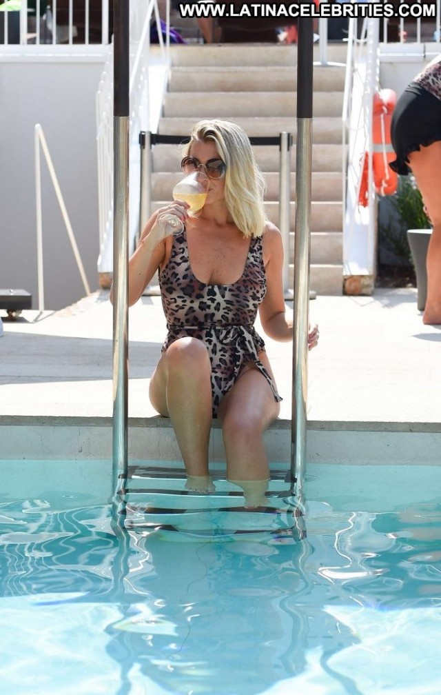 Sam Faiers The Pool Pool Babe Celebrity Ibiza Posing Hot Paparazzi
