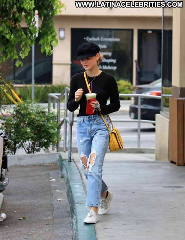 Lucy Hale Studio City Paparazzi Celebrity Jeans Posing Hot Beautiful