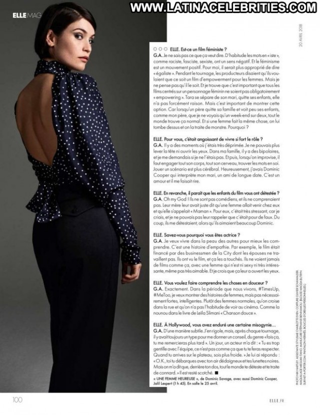 Gemma Arterto Elle France Babe France Magazine Posing Hot Celebrity