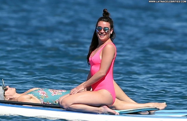 Lea Michele No Source American Posing Hot Singer Sexy Swimsuit